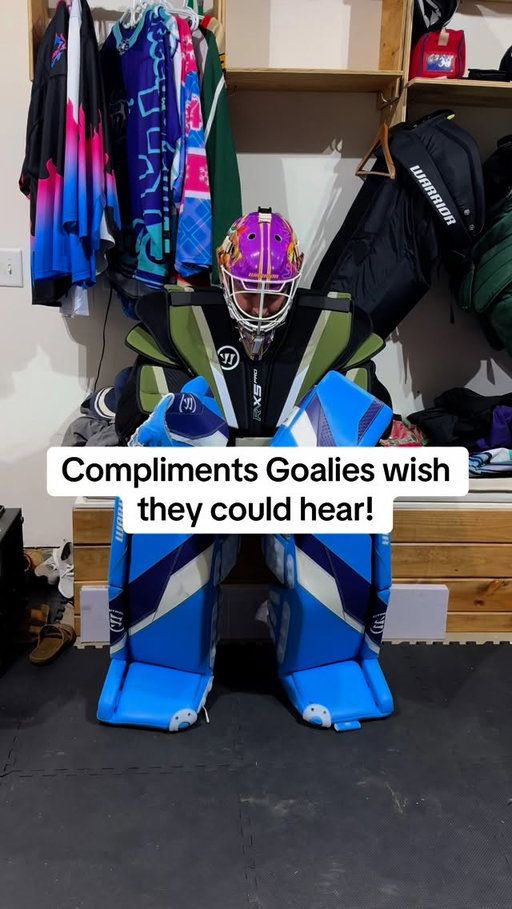 Compliments hockey goalies wish they could hear!