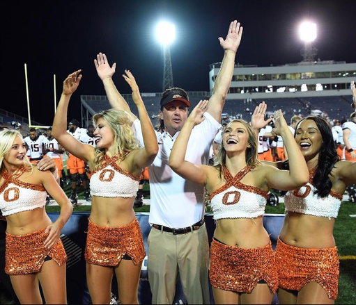 Thank you Coach Gundy. Forever Loyal & True !!! 🧡

Swipe for some throwback pics from over the years !!!
