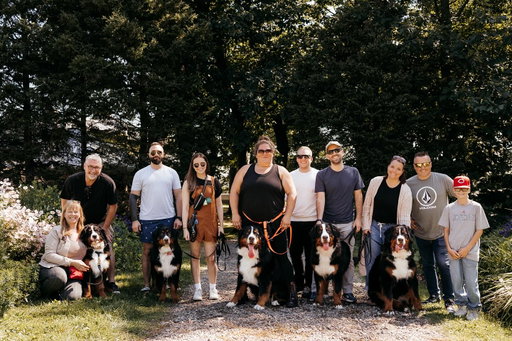 De gauche à droite : 
Heidi, Teddy, Bertrand, Billie & Mauriss 🥹😍🙃

Pour le premier anniversaire de Bertrand, j’ai organisé une petite réunion de famille avec tous les frères et sœurs de la portée! 

Je capote! Tout le monde était là et c’est DE LOIN ma photo préférée au monde! 😍 

Merci tellement à @cathylessardphoto pour sa patience légendaire. C’était pas simple de les garder calmes, même le temps d’UN CLIC! 

On se refait ça l’an prochain! #Tradition 

🖤🤍🤎