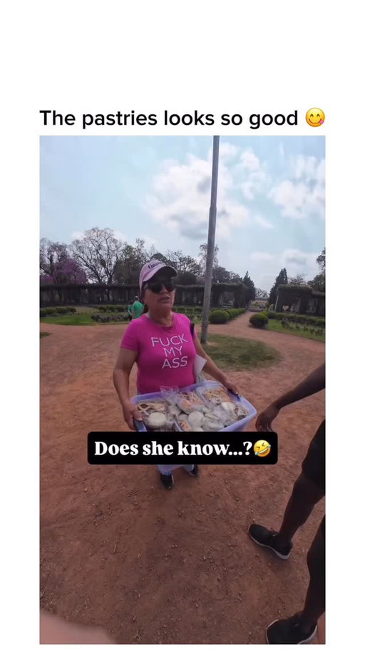 Someone tell her man 😂😂😂

via: tt/oriiaelltv

Sometimes fashion makes a statement… but sometimes the statement is not what you think. This lady walked in proudly rocking a shirt she clearly thought was cute, wholesome, or maybe just colorful. Little did she know, the text on it was serving up a whole different energy—definitely not family-friendly.

The best part? She’s just vibing, smiling, and going about her day while everyone else is side-eyeing the shirt like, “Ma’am… do you know what that means?” Meanwhile, she’s out here looking like the accidental mascot for chaos. Honestly, ignorance has never looked this confident.

At the end of the day, it’s iconic. She didn’t pick the shirt, the shirt picked her—and now she’s a viral moment. Fashion police might give her a ticket, but the internet? The internet will never forget.