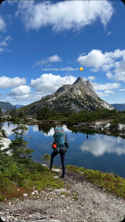 ⛰️ The trail is not maintained after 3km, then you’re on your own 😏🤪😘 Camp at flat iron lake, It’s wild camping, no facilities and free. views are priceless 🏕️ 

📍 Flat iron & needle peak hike 
🗻 Coquilhalla canyon bc 
📏 5km out 5km back 
🥾 First 2km is a really steep climb, grouse grind vibes, then it plateaus and goes along the ridge. Maintained trail ends at 3km but it’s well worn in. 

📞there’s no cell reception. Load all trails before you leave Hope. 

#bcparks #bccamping #bccamp #recsite #recsitesbc #coquilhalla #bchikes #bchikesandtrails #hikingbc #hikebc #vancouverhikes #vancouverlifestyle #campinggoals #wildcampingtips #wildcamping #beautifulbc🇨🇦 #beautifulbc🍁 #beautifulbc #hellobc 
#hopebc