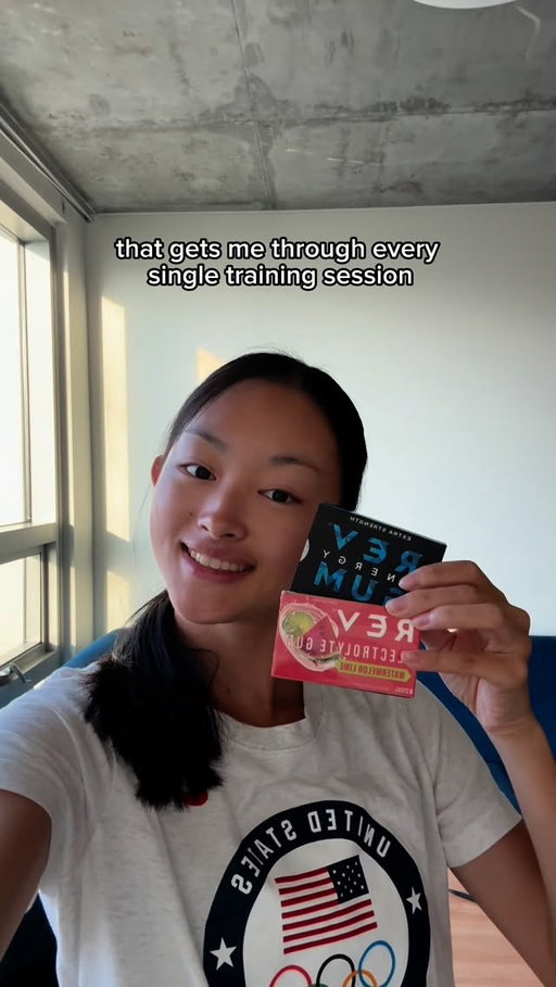 #RevGumPartner From tired before training to full of energy on the ice ⛸️ One piece of @rev_gum = the boost I need to keep going (without the crash). Game changer 🔥 
Use code AUDREY20 for 20% off ✨ Link in bio! #energyboost #gum #electrolytes
