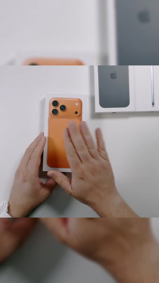Als erstes wird das Apple iPhone 17 Pro Max ausgepackt und bestaunt #apple #iphone17promax #iphone #tech #unboxing
