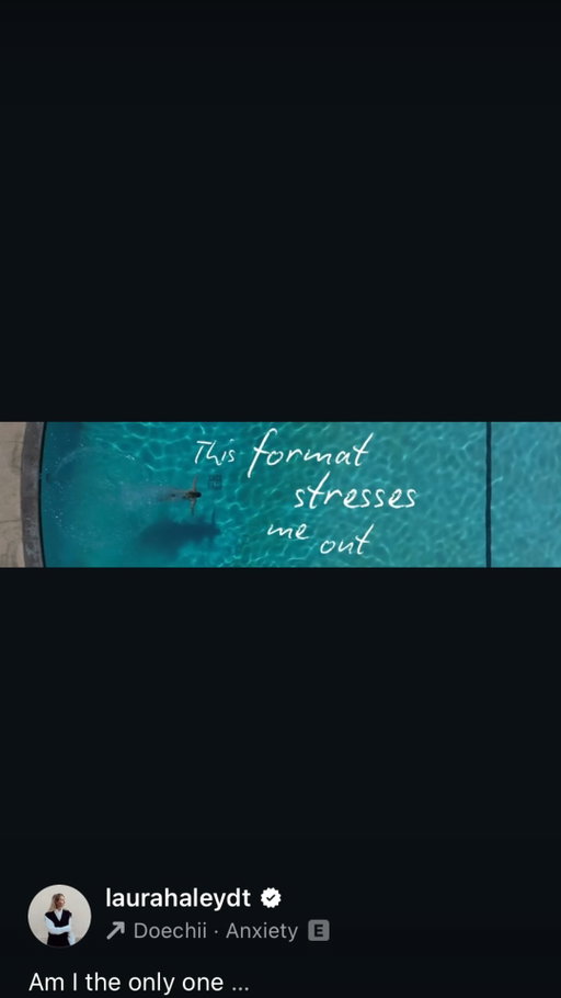 Am I the only one?

This format (5120x1080) has been popping up all over Instagram this week and yeah, in a way it might work for some people right now because it’s such a pattern disrupt… 

But like every trend, once it’s overdone… it FLOPS 🙃

That’s why growth = knowing your actual content strategy (not just chasing every trend)

P.S. Our new IG growth course drops next week 👀

Comment WAITLIST to stay tuned + get our viral swipe file for free 💌
