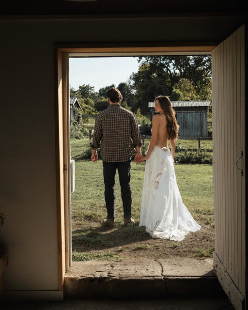 Bribed him to take these photos, and now we have them forever 🏹

Photographer: @shotzbyalex 
Venue: @callistohudsonvalley 
First Look: custom @kettelatelier 
Second Look: custom @thelgproject 
Third Look: Spring26 @shopweworewhat 
Hair: @annaknabel 
Glam: @sierraaxo