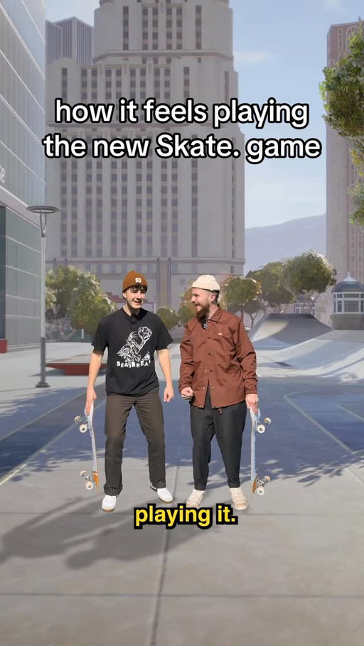 It’s a bit different to skate 3… 😂🔥 #comedy #videogames #skate #skate4 #skate3 @skate