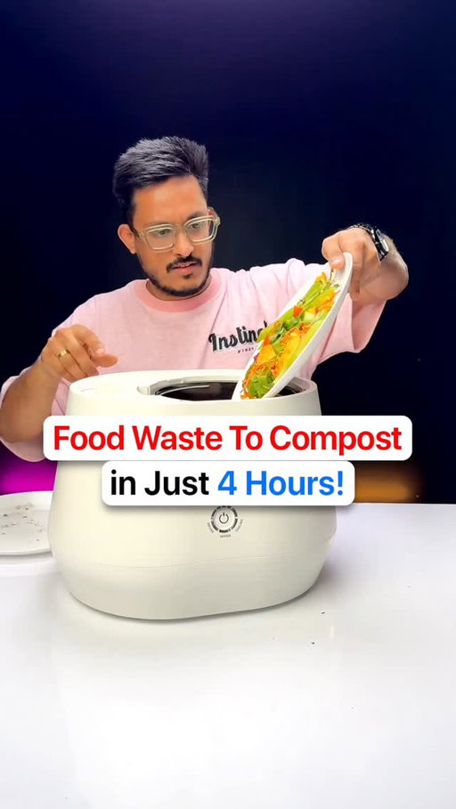 Throwing away food waste, is so 2020 🤭
.
Buying link in bio! 🌼
.
.
This beautiful device converts your everyday food waste to usable organic fertilizer/compost in just 4 hours! This is very essential for every household that cooks food!