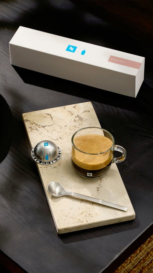 Introducing Blend No.2, the latest creation from our collaboration series with @bluebottle. Blend No.2 is the perfect base for milk recipes, bringing the ultimate café experience into your home. This new double espresso for Vertuo is available for a limited time.
 
Only available in USA, Canada,  China, Hong Kong, Japan and South Korea