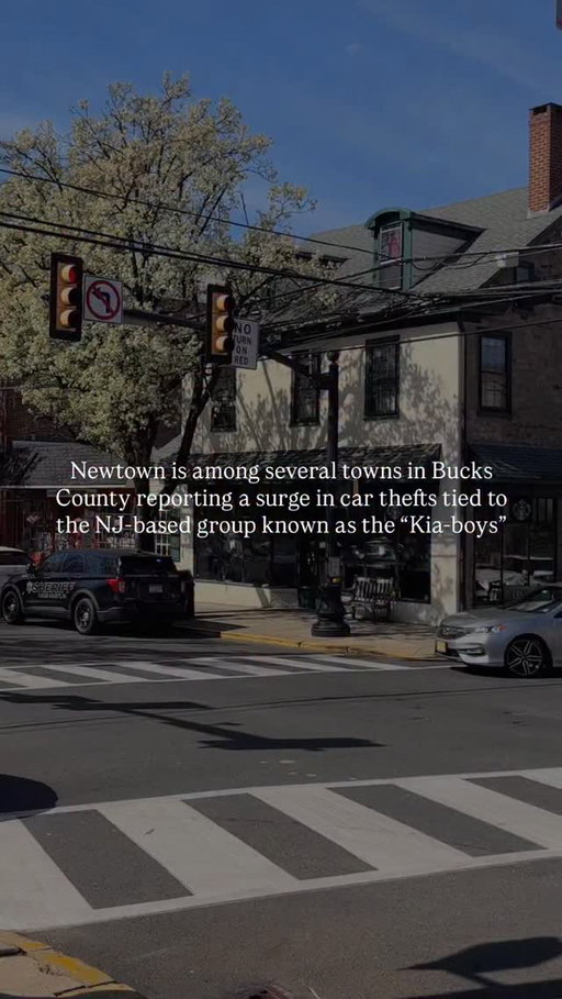 What are your thoughts? 

Police in Bucks County say a surge in recent car thefts is linked to New Jersey-based groups known as the “Kia Boys.”

Thefts have been reported in Middletown, Lower Makefield, Newtown, and other towns, with popular models like Ford, Hyundai, Honda, Genesis, BMW, and Jeep targeted. Some stolen vehicles were later recovered in Trenton and Camden.

Middletown Township Police urge residents to lock cars, roll up windows, park in well-lit areas, and never leave keys inside. Suspicious activity — such as masked groups checking car handles or vehicles circling a block — should be reported immediately.

-

We’re looking to hire local content creators to help assist in getting b-roll, dm us!

#buckscounty #buckscountypa #panews #phillysuburbs #newtownpa #townsofpennsylvania