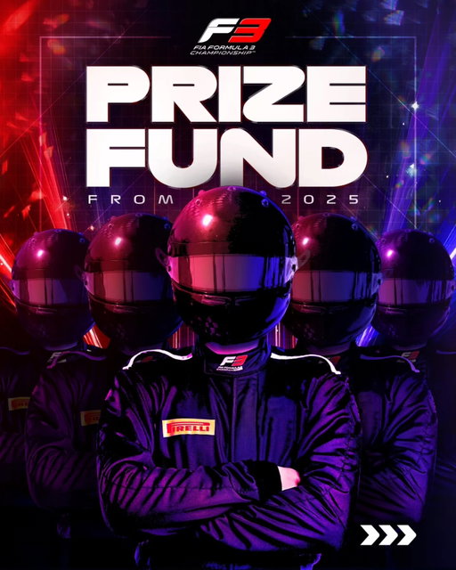 BREAKING: F3 announces a €1 million Prize Fund! ✨️

From 2025, financial support will be awarded to the top five drivers in the Championship who stepped up to F2 🤝

#F3 #Formula3 #RoadToF1