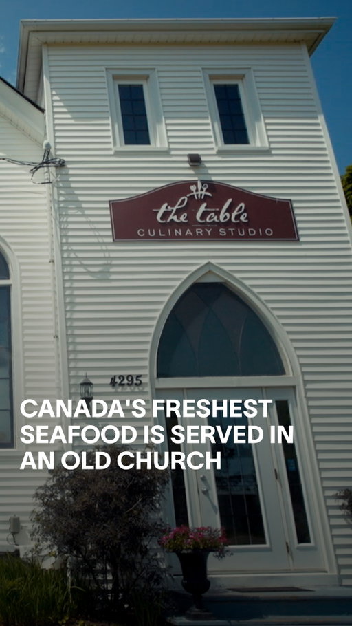 @thetablepei is one of Canada's best kept secrets. Hiding in an old church in a rural area of Kensington, Prince Edward Island, this restaurant literally never repeats the same dish. Ever. With weekly menus that highlight the best flora, fauna, seafood and steak that the island has to offer, customers know that each time they step into this restaurant, the experience will be unique.

Chef Hunter Guindon and proprietor Derrick Hoare lead a team that prioritizes serving vegetables foraged that day, lobster and striped bass caught that week, and seasonal vegetables sourced from friends at local farms. The result is a tasting menu highlighting Canada's freshest ingredients that is certainly worth the trip.

Tap the @VICE link in bio to watch. Made in collaboration with @ExploreCanada + @tourismpei.