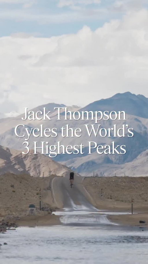 The world’s highest road. 3 summits. 22 hours on the bike. In thin air, brutal winds, and freezing temps, consistency mattered most, here’s how Jack Thompson took on the 3 Highest Peaks and broke the record for the fastest completion climbing 19,024ft! 🚴‍♂️🌍