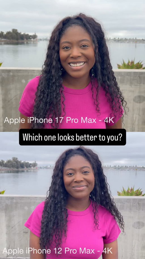 The new iPhone 17 pro max back camera versus the iPhone 12 Pro Max back camera. Both shot in the same location, lighting conditions, and in 4K. Can you spot the differences? 

#iphone17promax #iphone12promax #apple 

Which one looks better to you?