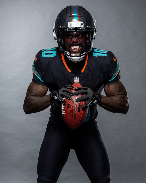 The @miamidolphins will wear their NFL x Nike Rivalries “Dark Water” uniforms on Monday. 🐬🌊

NYJvsMIA– Monday 7:15pm ET on ESPN/ESPN Deportes
Stream on #NFLPlus and ESPN App