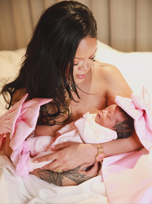 We found love in a baby named Rocki Irish Mayers 🎀 Congratulations to Rihanna and A$AP Rocky on the arrival of their third child, and first baby girl 💖