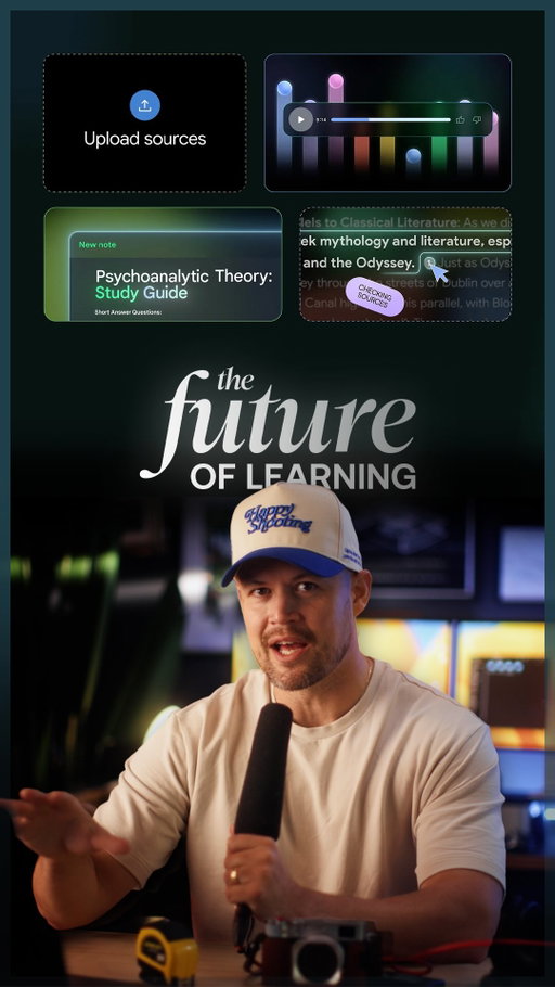 Learning HOW to learn, is one of the most important skillsets of the next decade.

Well, Google has a product called NotebookLM, that they released a few years ago, and have been steadily improving and iterating not he product since.

It is one of THE very best AI learning tools, but it seems it flies heavily under the radar.

I’ve talked about it in my content before, but I thought a dedicated video would be helpful to so many people out there.

Make sure to share it with all of the students in your life, but I think everyone could make use of it.

If you like this video, follow @rpn to stay two steps ahead on the incredibly disruption happening in tech and how to leverage it in content and business.