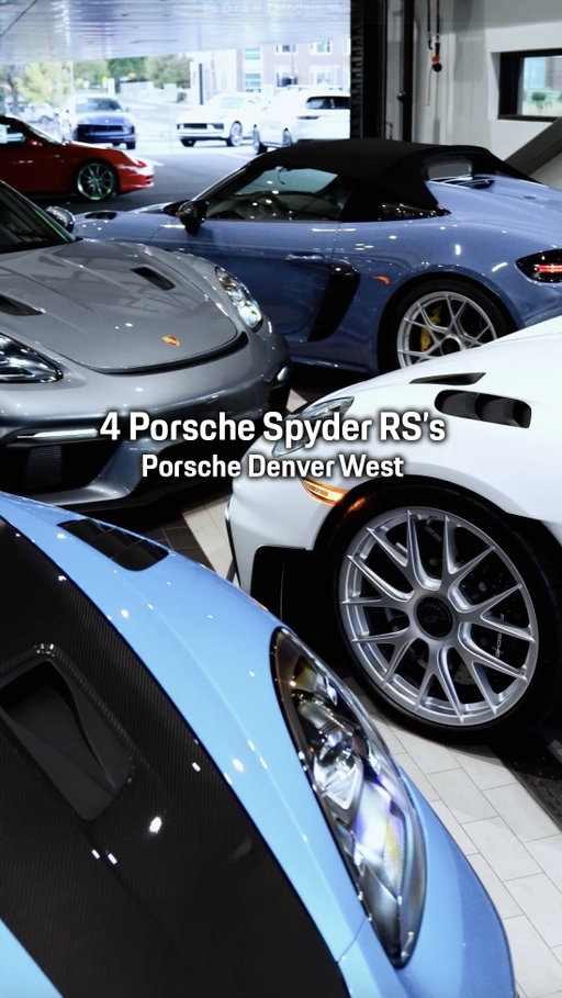 ⚠️ WARNING: Contains Spyders. Proceed with envy.

Spec wars: Spyder RS edition — four builds, four personalities, and not a single boring spec in sight. From Faris’s PTS South Sea Blue Weissach creation with custom @p1_designs details to three equally wild friends’ builds, Porsche Denver West turned into Spyder HQ for the day.

One dealership, four RS weapons, and a mountain drive that proved Porsche passion is best enjoyed in good company. Different colors. Different details. Same RS heart.

#spyderrs #porschespyder #porschespyderrs #gt4rs #battleofthespecs #porschespec #porschecolor #porschesofinstagram #denvercolorado