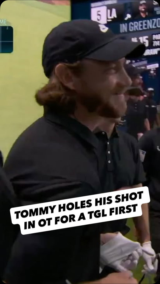 Tommy made history in Season 1. 

In a regular season match against eventual TGL champions Atlanta Drive GC, Fleetwood became the first and only player to hole a shot during overtime.