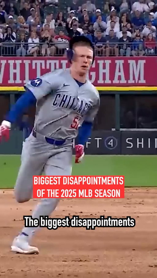 Biggest disappointments of the 2025 MLB season