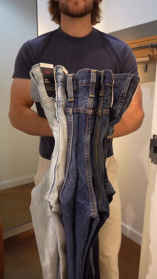 @levis Jean Fit Guide - 

Come with me to my local Levi’s store to try on some of the most popular Levi’s Jeans. 

Levi’s makes many different models and if you don’t have time to try them all on, it can be overwhelming. So I made it easy for you in this quick fit guide featuring baggy fits to slimmer fits⬇️

Levi’s 578 Baggy: Loose, comfortable feel. Not overly baggy, just enough🤌🏼

Levi’s 568 Loose Straight: Still roomy, traditional straight leg. Great model for those who are getting comfortable wearing looser jeans. 

Levi’s 555 Relaxed Straight: The perfect balance (in my opinion)… The 555 will look good on any guy!👀

Levi’s 501 Original: The OG, straight leg, slimmer fits, unlimited wash options and material variations.

Levi’s 514 Straight: Slimmest of the bunch, traditional straight leg with no taper. Great for those who prefer a tighter look.

Let me know which Levi’s Jeans model is your favorite and one you’re considering trying!🤔

Levi’s - Levi’s jeans - Levi’s denim - Levi’s 501 - Levi’s fit guide - Levi’s jeans baggy - baggy jeans - straight leg jeans - Levi’s jeans for men - men’s Levi’s jeans - best Levi’s jeans - best jeans - best Levi’s jeans for men 

#levis #levis501 #levisjeans #levisdenim #jeans #mensjeans