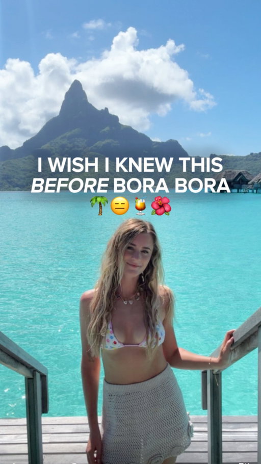 You don’t need to be rich to visit Bora Bora! There are a few things you can do to make this trip more affordable… and looking back, I wish I’d done more of them 😅 

Have you been? Is this on your bucket list? Would you go solo?! 

🏝️Comment BORA BORA & I’ll send you my map of fave restaurants and things to do around French Polynesia

#borabora #frenchpolynesia #tahiti #moorea