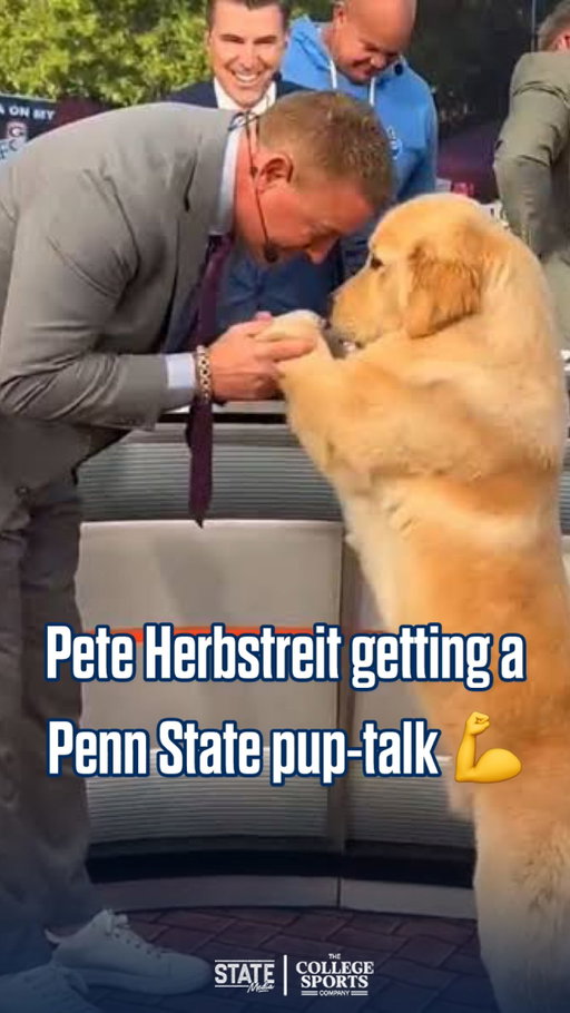 When @collegegameday comes to campus — so does does Pete Herbstreit 🥰😻

(Via @kirkherbstreit )
•
•
•
•
#WeAre #WeArePennState #PennState #NittanyLions #CFB #CollegeFootball #NCAA #BigTen #B1G #ExplorePage #CollegeFootball25 #FYP #Football #Podcast #Overtime