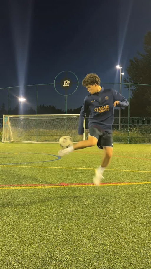 Late Night Football 💫 #football #soccer #footy #skills