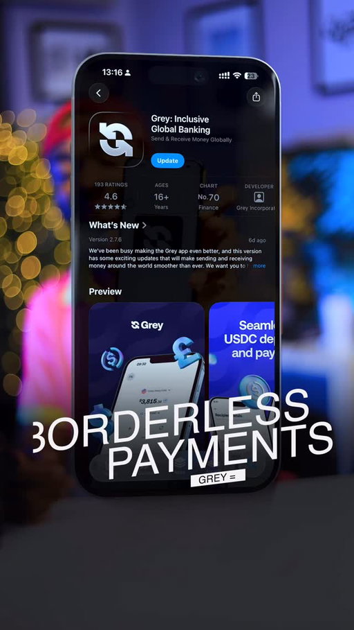 Open a free US, EU, or UK account takes just minutes, letting you receive and send money internationally-instantly, securely, and with no borders. 

Why settle for one when you can go global?

Use code : Rick23 when signing up

#AnywhereWithGrey
#SpendWithGrey
