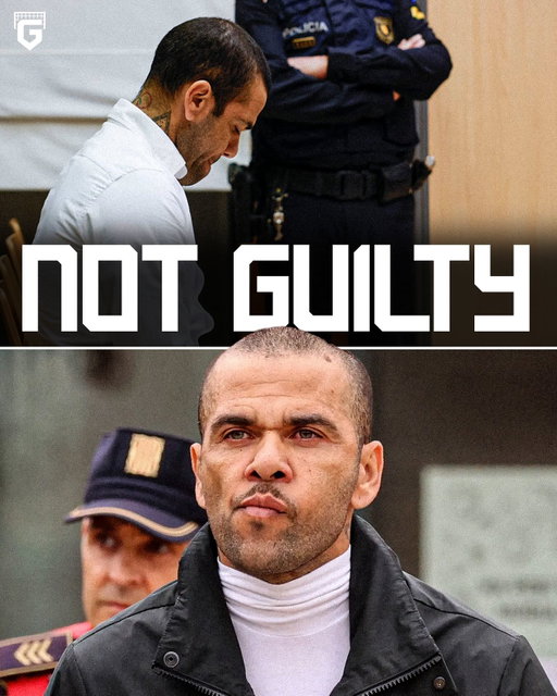 After serving time in prison, Dani Alves has been found NOT GUILTY of r*pe 🤯🇧🇷

Life moves on like nothing happened-especially for the woman who destroyed his life. 😒😢

She walks free while Dani lost everything-absolutely EVERYTHING, including his family. 💔

Once worth $60 million, his empire collapsed after being accused of r*pe in a Barcelona nightclub bathroom. 😓

At 39, Dani spent 14 months in Brians 2 prison.

Sponsors like Puma cut ties, costing him MILLIONS. 😪

Lawsuits piled up, including a $2.2 million claim from Pumas UNAM. His marriage to Joana Sanz also crumbled, ending in a 2024 divorce filing. 👨🏽‍⚖️

Convicted in February 2024 under Spain’s strict consent laws-based largely on the accuser’s testimony
—he was sentenced to 4.5 years in prison and ordered to pay €150,000 in damages (covered in part by allies, including Neymar’s family). Despite proclaiming his innocence, Alves appealed. 🤐

On March 28, 2025, Catalonia’s High Court unanimously acquitted him, citing “flaws and inaccuracies” in the evidence, inconsistencies in the woman’s story, and a lack of corroborating proof.

He walked free after 839 days behind bars. 🙏🏼

Meanwhile, the accuser remains anonymous-and uncharged for an unproven claim. 🤬

[Via Cata Paul]