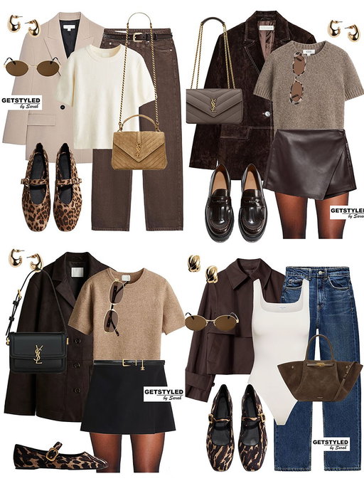 Chocolate brown 🍫 Comment: SHOP and I’ll send you the links to shop from!

Which look is your favourite? 
.
.
.
#brown #trendcolor #autumnstyle #fallfashion #styking #outfitideas #casuallook #outfitinspo #autumncolours #blazer #stylist #stylish #fashionstylist #chocolatebrown 
Autumn trend colour chocolate brown, casual outfit ideas, fall fashion, stylist, styling, style