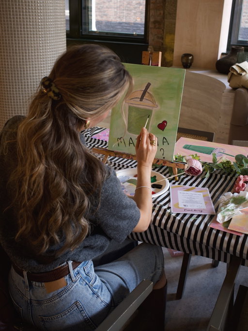 ✨ Such a gorgeous way to spend an evening ✨
@paintawayevents are bringing their Matcha Sip & Paints to @thealanmcr , Manchester 🎨🍵

The next session is on 26th October – pop it in your diary!

You don’t need to be good at painting (I’m definitely not 🫣) – it’s all about the fun. Perfect for a chilled night with friends, your work team, or anyone who loves trying something new. The themes are always different, so every canvas tells a new story! 💛 pr invite* #matcha #funactivities #savethedateideas #paintaway #artclass #manchesterblogger