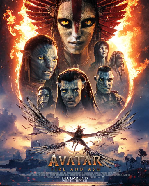 Check out the brand-new poster for Avatar: Fire and Ash. Only in theatres December 19.