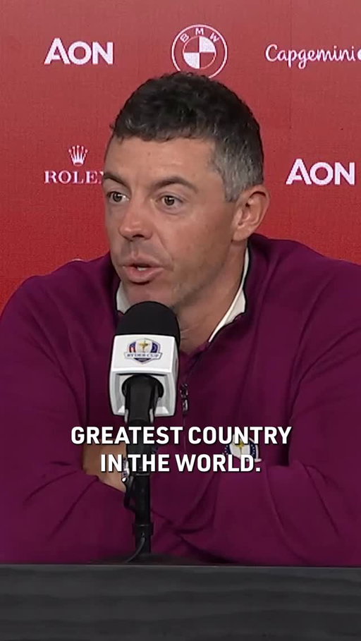 Rory McIlroy still believes America is the greatest country in the world. 🇺🇸