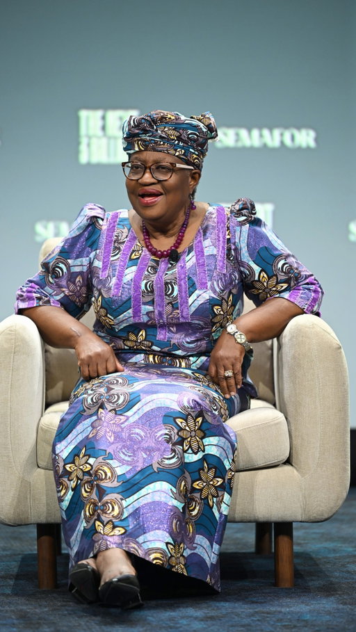 US tariffs are "the biggest disruption in global trade in 80 years," WTO Director-General Dr. Ngozi Okonjo-Iweala told Ben Smith at Semafor's The Next 3 Billion Summit.

"Yes, the trading system has been knocked, it's been battered, but it is showing very strong resilience at the core."