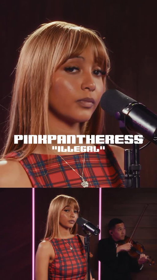 her name is @pinkpantheress, and it’s really nice to meet her. 🤝

the uk pop star has made her #genius debut on our latest #openmic 🎤 performing a special rendition of her viral smash hit “illegal” 🎶🎻