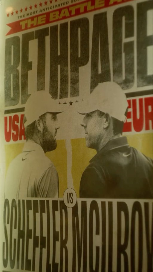 @scottie.scheffler and @rorymcilroy are coming out swinging at the Ryder Cup.

Whose corner are you in?
