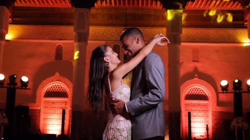 Nina and Félix’s prewedding celebrations crowned with the Moroccan Night in the palace in Marrakech ✨🇲🇦📽️ @felixaliassime @ninaaliassime @dior @geyannayouness #RFWeddings