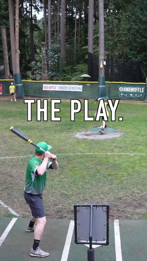 Greatest Play in Wiffle Ball History?🤯 #dingersornothing #wiffleball #baseball