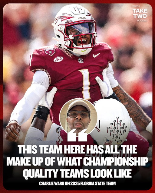 Charlie Ward believes the 2025 FSU team can win it all 💯👀

Ep. 5 live now on our YT 🍿

#travistaketwo