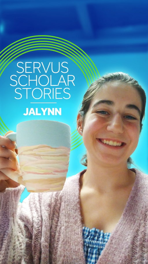 ✨ Less stress. More success.

That’s been the story for Jalynn, a psychology student at @reddeerpolytechnic, recognized with a Servus Credit Union Award for her leadership and volunteer work.

She’s been part of Mindful U, a student mental health collective, since day one - and she’s just getting started. Next stop? A master’s degree and a future in teaching.

We’re proud to share these #ServusScholarStories and support students like Jalynn as they unlock their full potential.

📚 Know a student making a difference? Encourage them to apply for the Servus Credit Union Award at post-secondary institutions across Alberta!