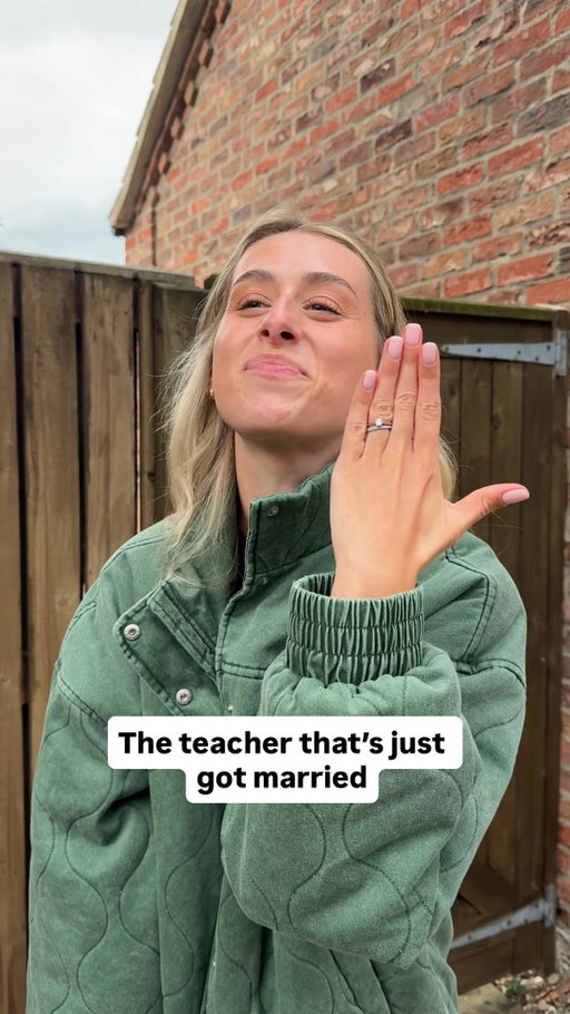 In case you missed it, she’s just got married