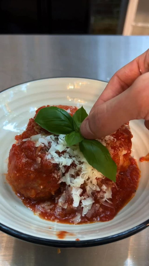 Classic Italian meatballs 🍝

The Italian word for meatballs is “polpette”.
 Everything shaped in a ball is a polpetta. The essential ingredients is bread more than meat. This open to endless possibilities today I’m going for the most classic recipe:

500g ground beef 
3 eggs 
100g parmigiano 
200g breadcrumbs 
Salt, pepper and parsley to taste
My twist is a drop of milk

I’m sharing again my mum’s polpette recipe cause this fall you’ll see a lot of them. (Also cause IG muted the other one)

Mostly no meat involved, I’ll take seasonal veggies and pair it with different sauces. 
🎃Pumpkin will not miss for sure but remember, everything you shape into a ball is polpetta!