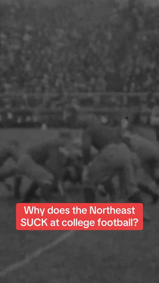 Have you ever wondered why the Northeast is 
AWFUL at college football, even though they created it?

The reason why is much deeper than you think; and it has to do with the Ivy League (& Rutgers) choosing academics over football, school structure, & just raw talent