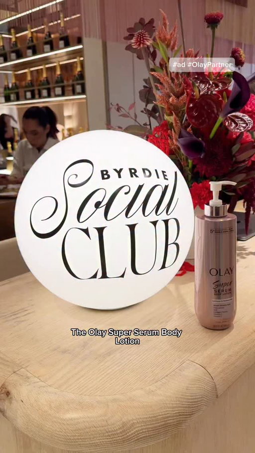 #ad #OlayPartner The @olay Super Serum Body Lotion set the tone for elevated self-care at Byrdie Social Club and we’re giving you an inside look at all the indulgent skincare moments 💅