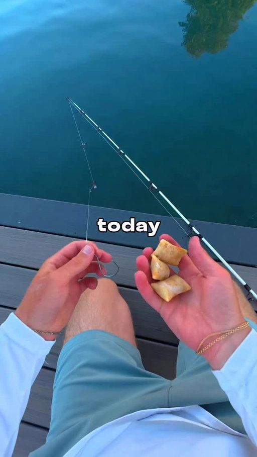 I Fished with a PIZZA ROLL 🐟🎣
