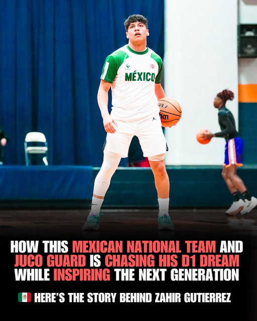 From Being Overlooked to Inspiring the Next Generation 🇲🇽🏀

Born in Ciudad Juárez, Mexico, Zahir Gutiérrez grew up in a home built on faith, discipline, and risk-taking. His father always told him: “The answer no is guaranteed, so why not take the risk?”

Undersized. Injuries. Stereotypes. Being the last pick because he didn’t “look the part.” Every obstacle was another chance to prove he belonged. And every time the ball tipped, he did.

At Olive Branch High School in Mississippi, he left his mark:
🏆 State Champion
⭐ Region Player of the Year
🔥 All-State + 2x All-Region
📈 School record for most threes in a game

Now in his sophomore year at @nwcc_mbk, he’s chasing Division I dreams while coaching the next generation with the @memjuniorgrizz.

But for Zahir, it’s always been bigger than basketball. Through @bilingualbasketball and mentorship, he’s creating opportunities for kids who share his story—showing that faith, work ethic, and courage matter more than height or background.

Zahir isn’t just playing for himself. He’s rewriting what it means to be a Mexican hooper—and proving the dream doesn’t stop at borders. 🌎

_____

#CollegeBasketball #JucoBasketball #JucoProduct #NCCABasketball #NextLevelHoops #D1Bound #StudentAthleteLife #UnderdogMentality #FaithOverFear #HeartOverHeight #MexicanAthlete #MexicanBasketball #VivaMexico #LatinoAthlete #LatinHoopers #FIBA #MexicoRepresenta