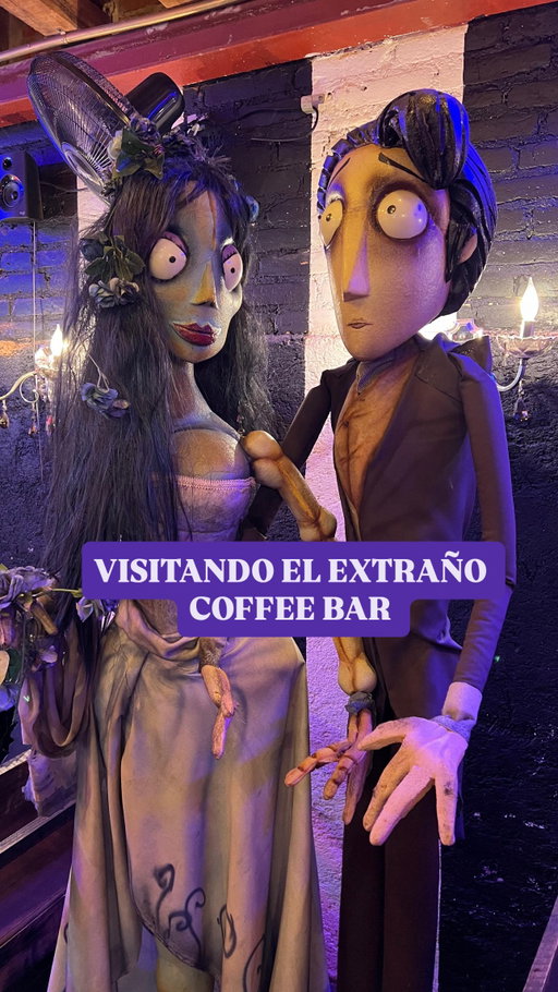 Tuve el placer de visitar El Extraño Coffee Bar @burtoncoffee en la hermosa Ciudad de México 😍 Se los super recomiendo! La comida riquísima y el ambiente perfecto para celebrar tu cumple!!🥳 Y si eres fan como yo de @timburton este Coffee Bar tiene todas sus películas y demás! 😍 🎃 

I had the pleasure of visiting El Extraño Coffee Bar @burtoncoffee in beautiful Mexico City 😍 I totally recommend it! The food is delicious and the atmosphere is perfect for celebrating your birthday!! 🥳 And if you’re a fan of @timburton like me, this Coffee Bar features all his movies and more! 😍 🎃

#burtoncoffee #elextranocoffeebar #ciudademéxico #timburton #elextrañomundodejack💀 #manosdetijera #coraline