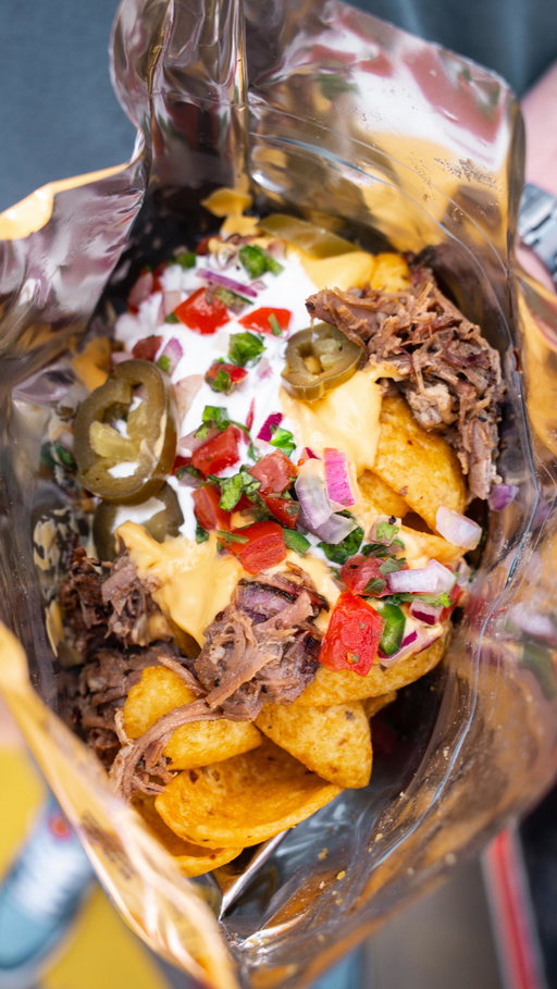 Walking Taco Bar as part of our BBQ spread for a Coleman Junior High teacher appreciation lunch. Honestly, these were so good. @fritolay Scoops, smoked brisket, smoked nacho cheese, fresh pico, pickled jalapeños, sour cream and our Holy Cola BBQ Sauce. 

We love @waxahachieisd and appreciate all the teachers and staff that pour so much into our children! 

#MeatChurch #TexasBBQ #BBQ #WalkingTacos