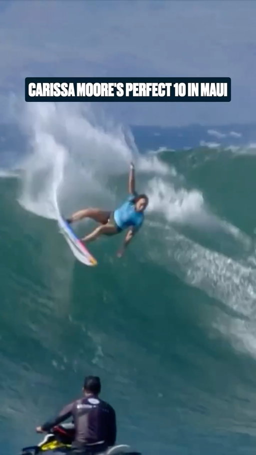 are you joking? 🤯 @rissmoore10

This woman has never held back in any heat, and in this final in Maui back in 2018 she dropped a perfect 10 to win the event 🏆

#WSLChampionshipTour