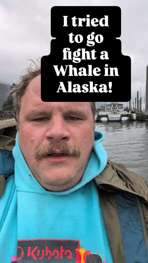 I tried to fight a whale in Alaska it didn't work out maybe next time... 

#standupcomedy #sammiller #whale #whalewatching